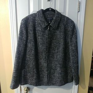 Jones New York Plus Size 22 Wool Lined Short Coat